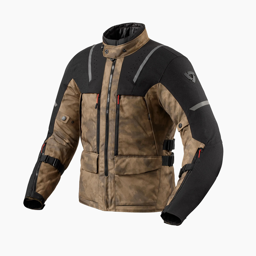 REV'IT! Offtrack 2 H2O Adventure Jacket Black-Brown - Image 1