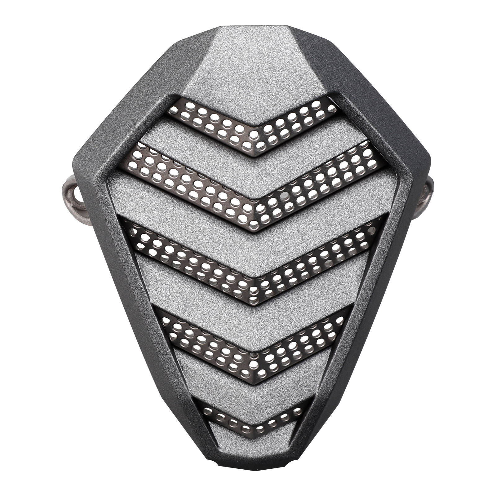 LS2 MX436 Pionner Evo Air Vent Chin - Titanium - Image 1