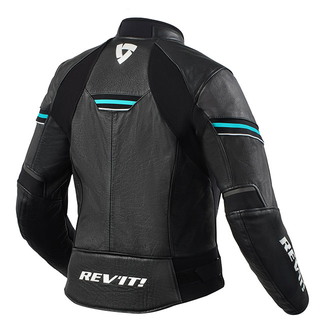 Rev'It Median Ladies Jacket Black-Turquoise