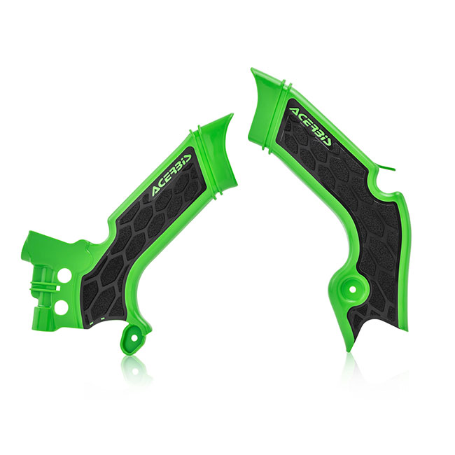 X-Grip Frame Guard KX450F 2019-23 Green/Black Acerbis []