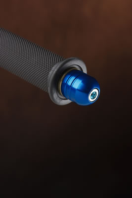RENTHAL BAR END PLUGS SET BLUE