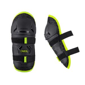 Oneal Peewee Knee Guard Neon Yellow Youth - Image 1