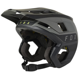 Fox Dropframe Pro Two Tone Black Bike Helmet - Image 2