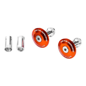 Zeta Bar End Plug 35mm 2pcs - Orange - Image 2