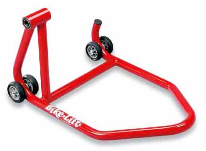 REAR S/SIDE STAND (LEFT) - RED - PIN NOT INCLUDED