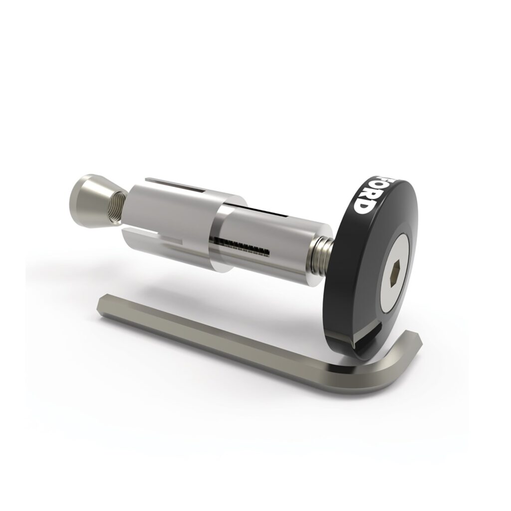 OXFORD HANDLEBAR BAR ENDS 2 BLK ANODISED