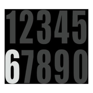 DRC Motion Standard Number MX3 White "6 - Image 2