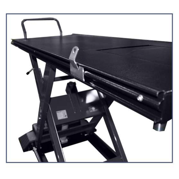 BIKE LIFT TIE-DOWN SIDE RAILS WITH 1 PAIR OF SLIDING HOOKS AS756