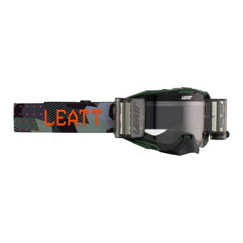 Leatt Velocity 6.5 Motcross Roll-Off Goggles Cactus Clear