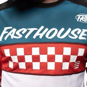 Fasthouse Grindhouse Waypoint Motocross Jersey Marine/White - Image 4