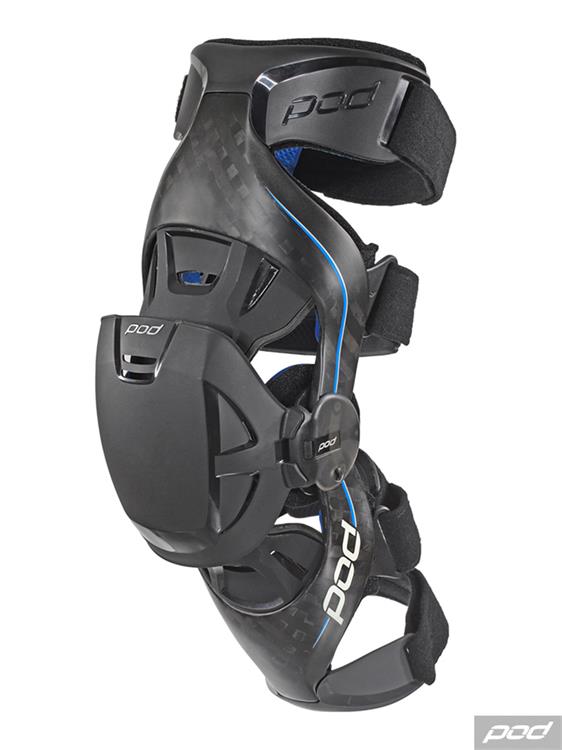 Knee Brace POD K8 Carbon/Blue Right