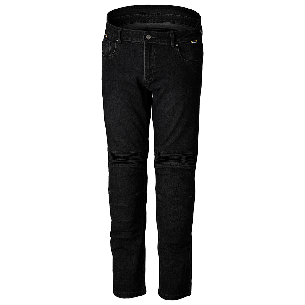 RST X Kevlar Tech Pro CE Shortleg Textile Road Jeans Solid Black