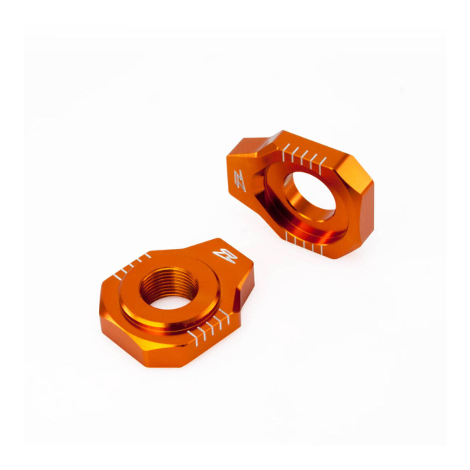 Zeta Rear Axle Block KTM SX/SXF- '12, 85SX,EXC Orange - Image 4