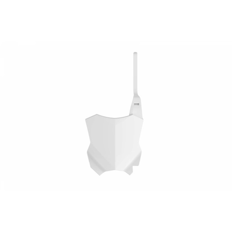 NUMBER PLATE KAW KX250F 17- /450F 16 WHT