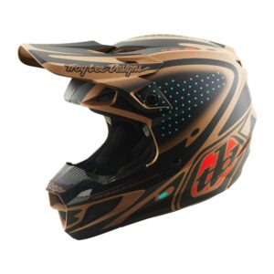 Troy Lee Designs SE5 Polycarbonate Motocross Helmet The Line Sienna - Image 1