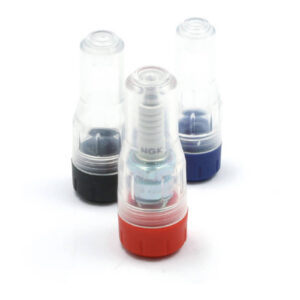 DRC SPARK PLUG PROTECTOR B-TYPE CLEAR/RED - Image 2