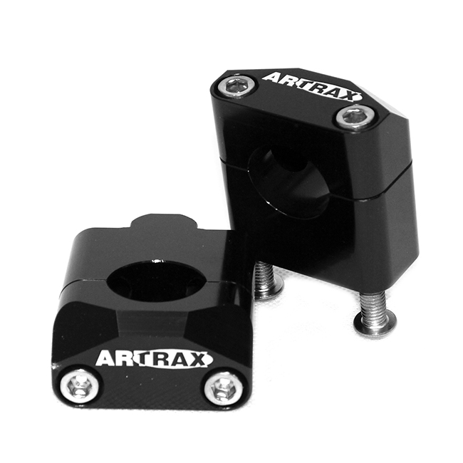 35mm risers Std to Fat 28.6 Bar black Artrax [A]