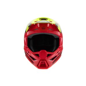 Alpinestars S-M3 Youth Helmet Fray Red/Yellow Fluoro/Black Gloss - Image 8