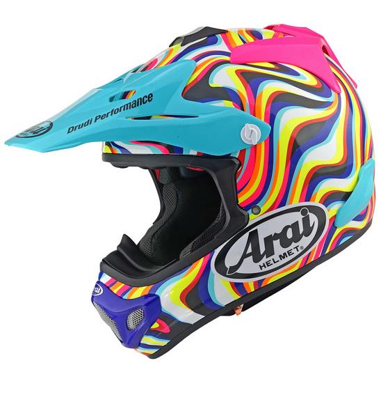 Arai MX-V EVO Motocross Helmet Stream Pink