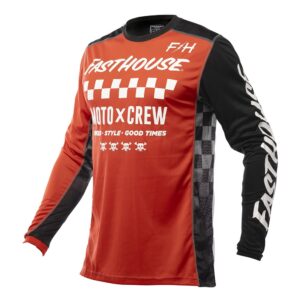 Fasthouse Grindhouse Alpha Motocross Jersey Red/Black - Image 1