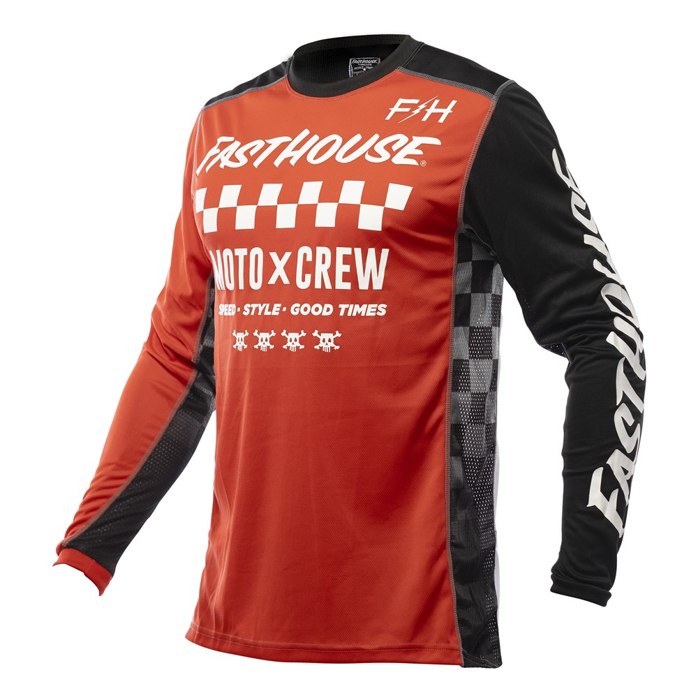 Fasthouse Grindhouse Alpha Motocross Jersey Red/Black