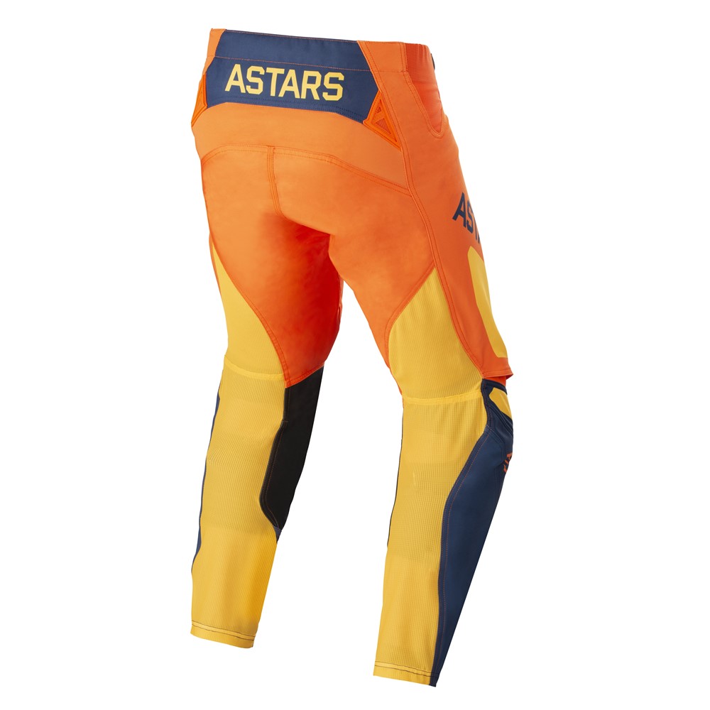 Alpinestars Techstar Factory Motocross Pants Orange/Dark Blue/Warm Yellow
