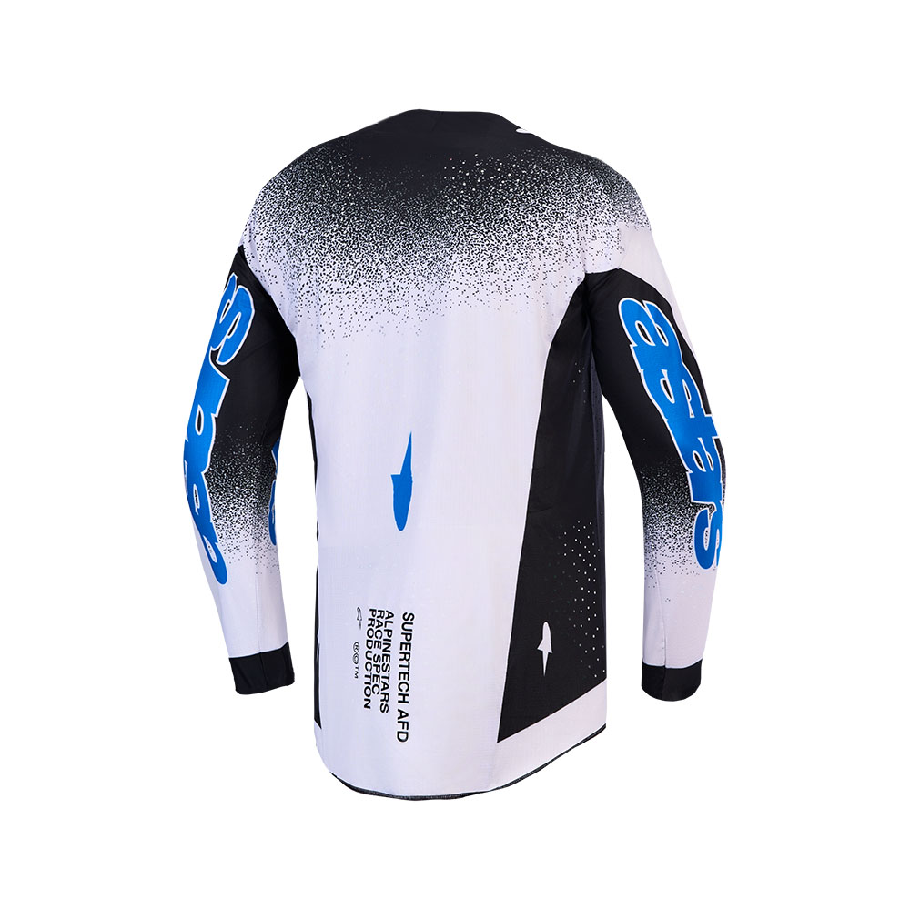 Supertech AFD Hiten Jersey Black/Light Lilac/Blithe Blue XL - Image 2