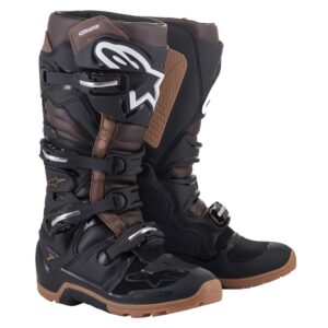 Alpinestars Tech-7 Enduro Motocross Boots Black/Dark Brown - Image 1