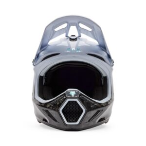 Fox V3 RS Ghost Motocross Helmet White - Image 3