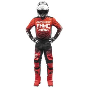 Fasthouse Grindhouse Twitch Motocross Jersey Red/Black - Image 5