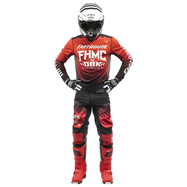Fasthouse Grindhouse Twitch Motocross Jersey Red/Black