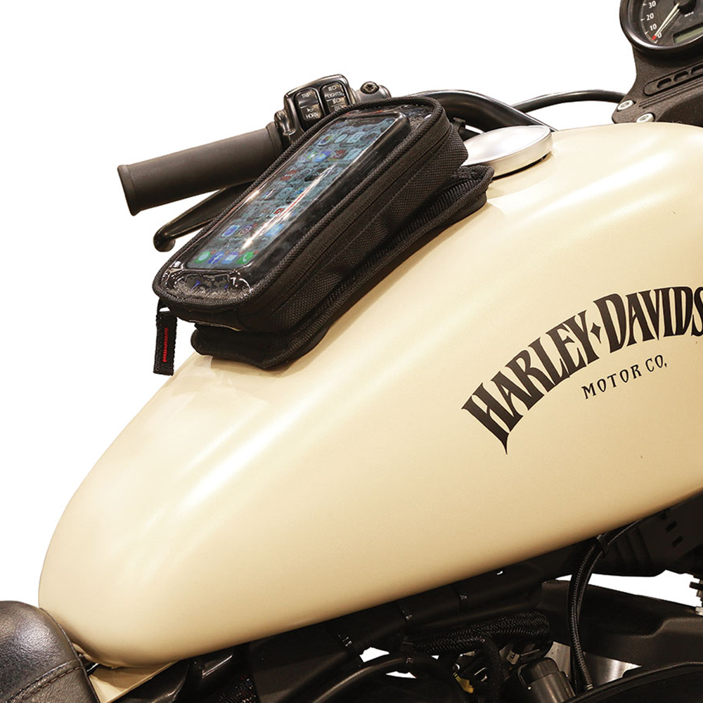 Nelson Rigg Magnetic Phone Holder Tank Bag Black