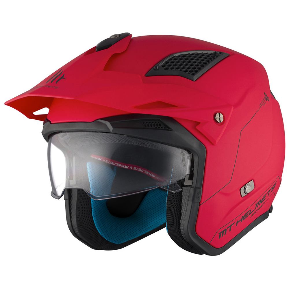 MT District SV S Trials Helmet Matte Red