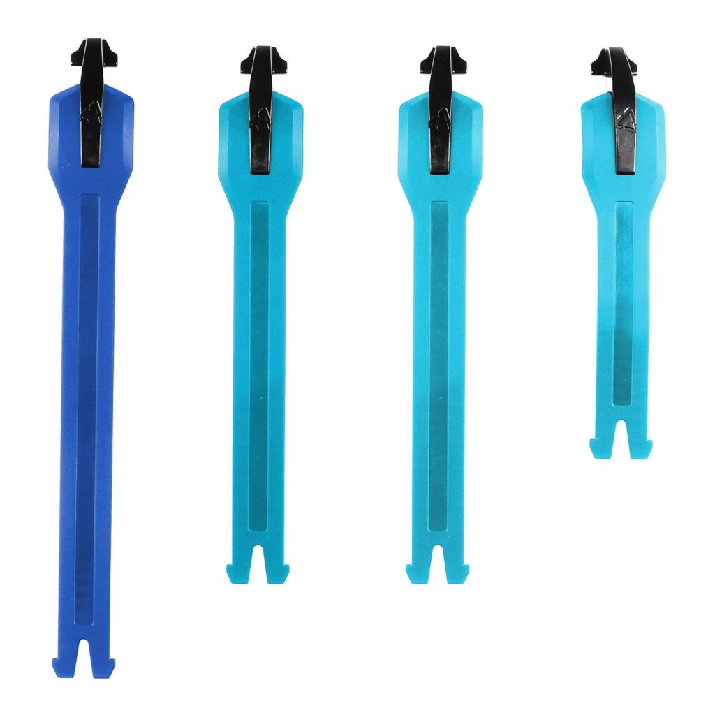 LEATT '22 BOOT STRAP KIT 4.5/5.5 FLEXLOCK 4-PCS AQUA
