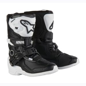Alpinestars Tech-3S Kids MX Boots White/Black - Image 1