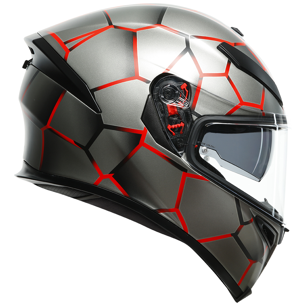 AGV K5 S Road Helmet Vulcanum Red