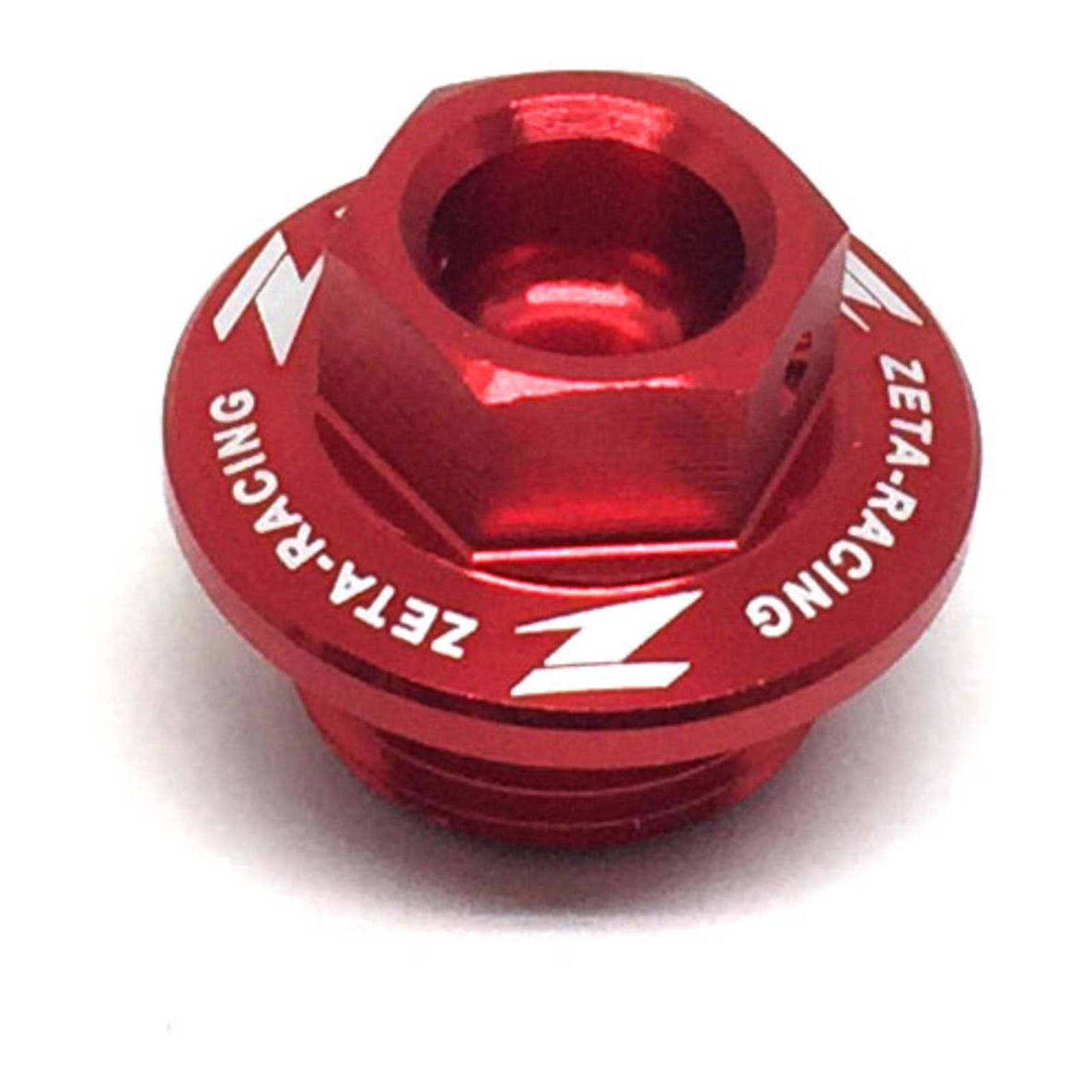 Zeta Oil Filler Plug Kawasaki KX250 '05-07, KX250/F, 450/F '04- Red - Image 2