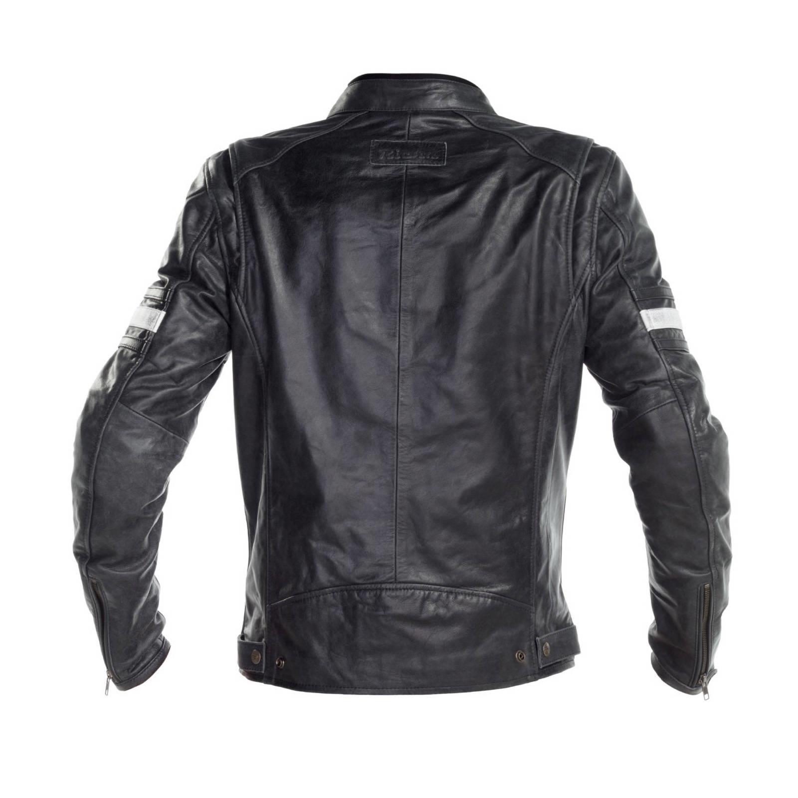 Jacket Richa Toulon 2 Leather Black Big Sizes 4XL plus - Image 3
