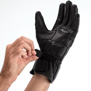 RST Turbine CE Leather Road Gloves Black - Image 4