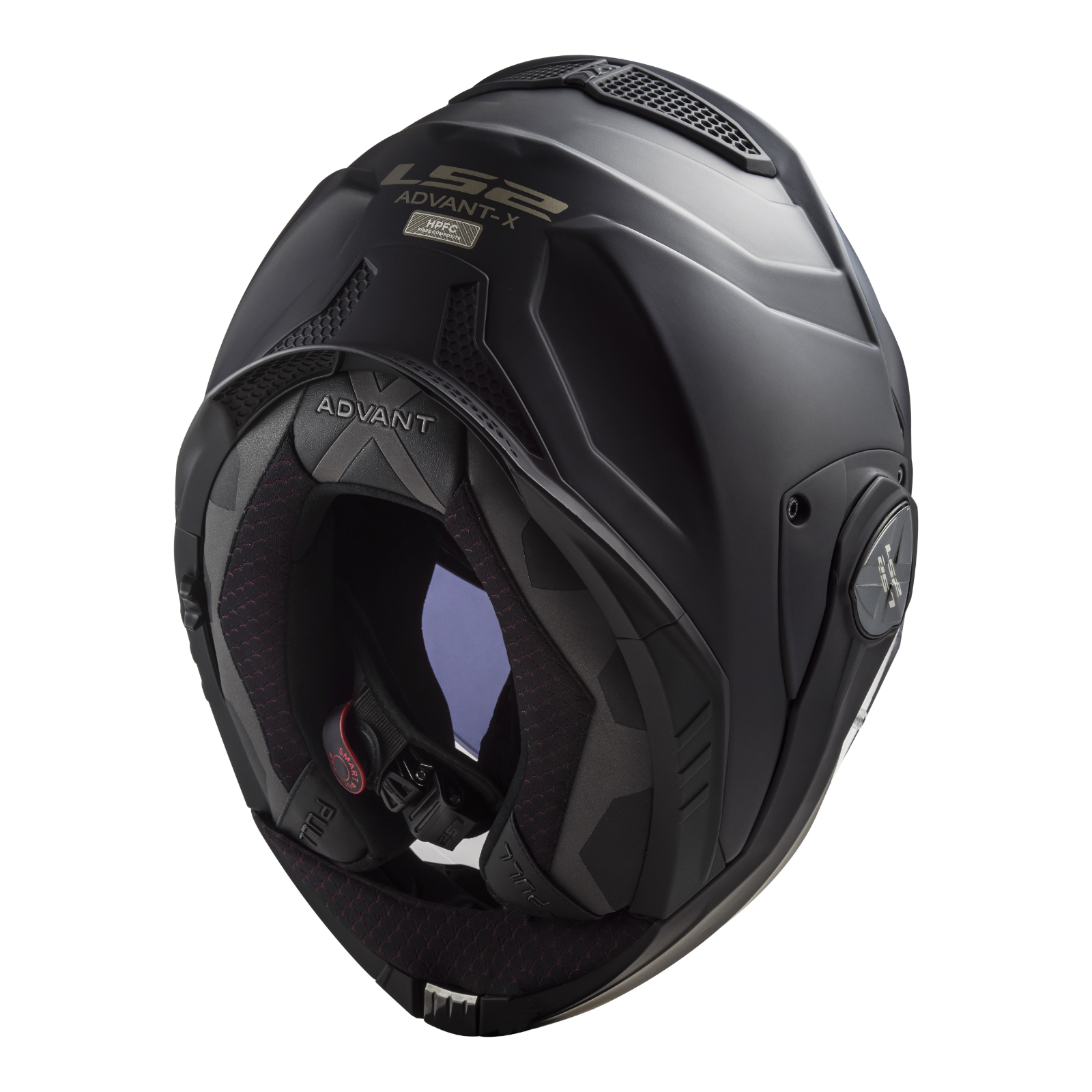 LS2 FF901 Advant X Solid Flip Front Helmet Matte Black - Image 2