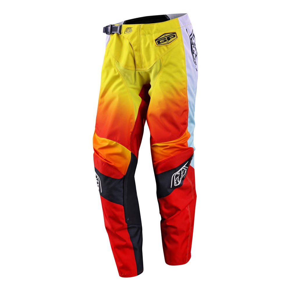 Troy Lee GP Arc Motocross Pants Youth Acid Yellow/Red