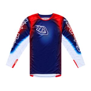 Troy Lee Designs GP Pro Imprint Motocross Jersey Blue/Orange - Image 1