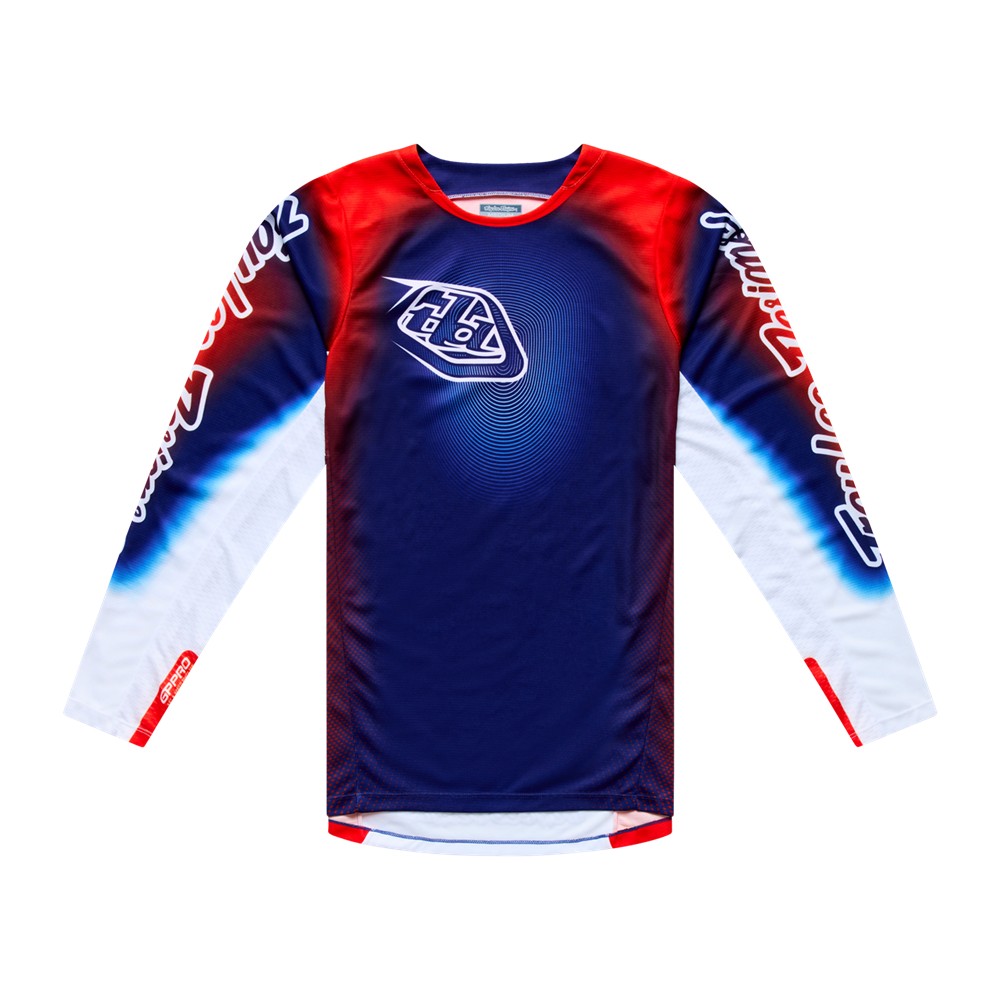 Troy Lee Designs GP Pro Imprint Motocross Jersey Blue/Orange