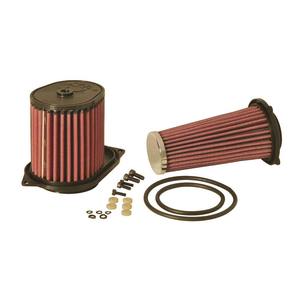 K&N REPLACEMENT AIR FILTER SUZ BOULEVARD S50; 05-09 (2/BOX)