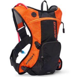USWE Ranger Dirt Biking Hydration Pack Black / Orange 3L - Image 2