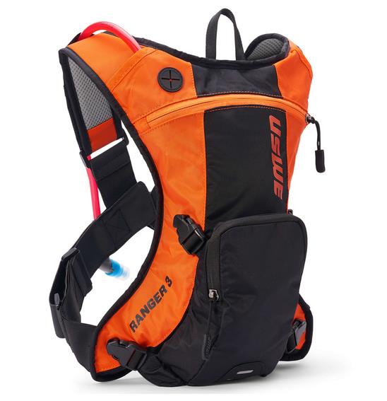 USWE Ranger Dirt Biking Hydration Pack Black / Orange 3L