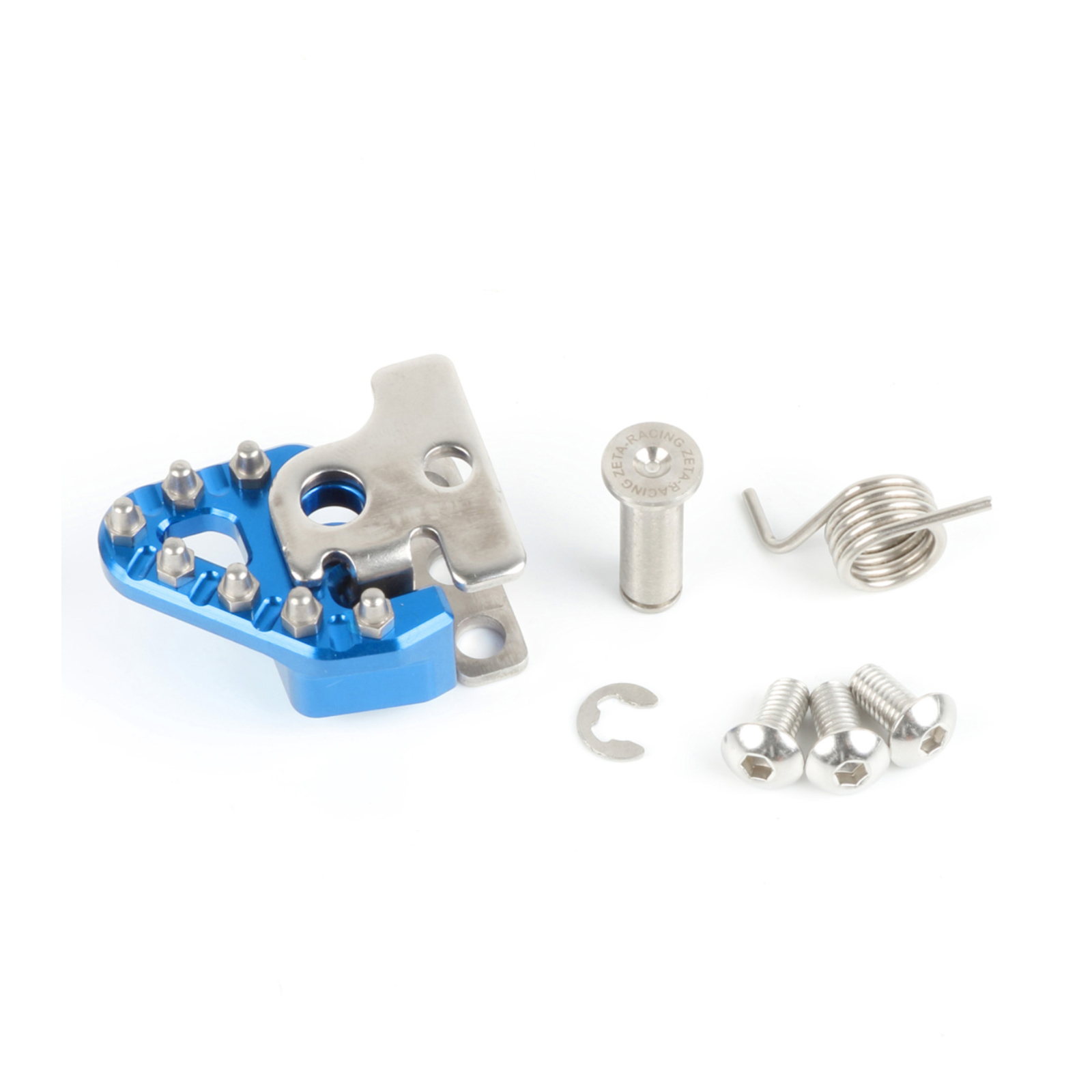 Zeta Trigger Brake Pedal Replacement Tip Set H-Blue - Image 1