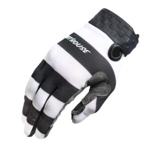 Fasthouse Vapor Jail Bird Motocross Gloves Black/White - Image 3