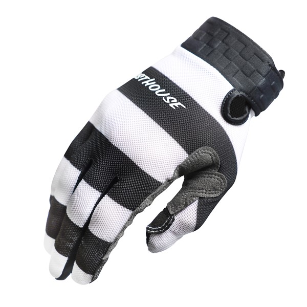 Fasthouse Vapor Jail Bird Motocross Gloves Black/White