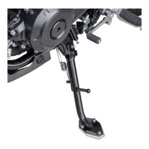 Zeta Side Stand Extender Black/Silver Suzuki V-Strom250 '17-, 1000 '14- - Image 2